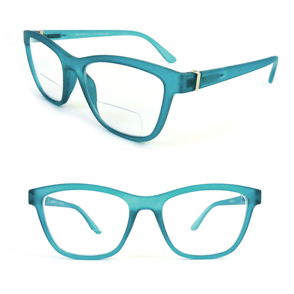 Bifocal Readers with Spring Temple Matte Finish Colorful Reading Glasses