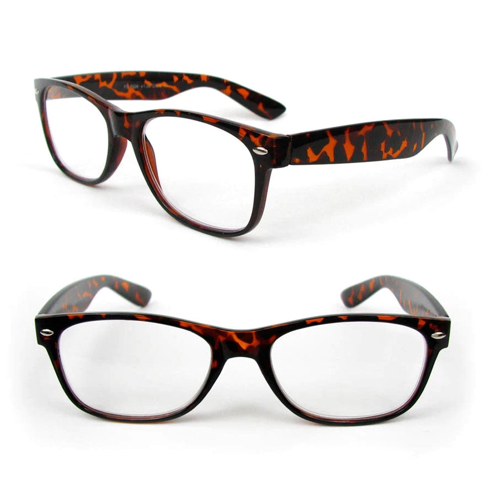 Classic Medium frame Reading Glasses Geek Retro Style Unisex Reders