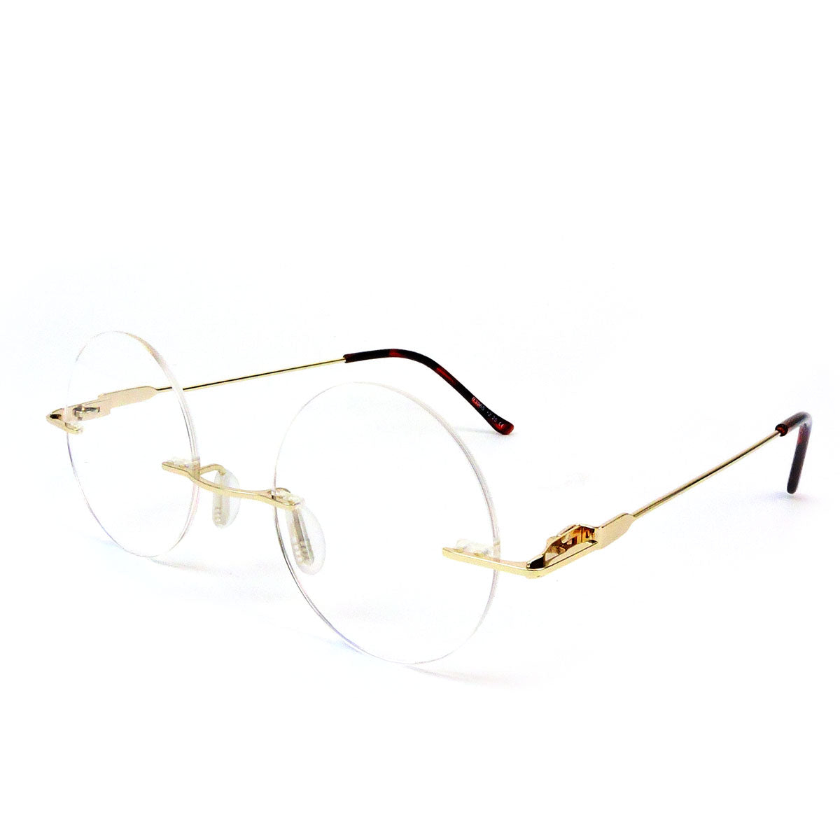 Lennon Style Small Size Rimless Round Reading Glasses Readers
