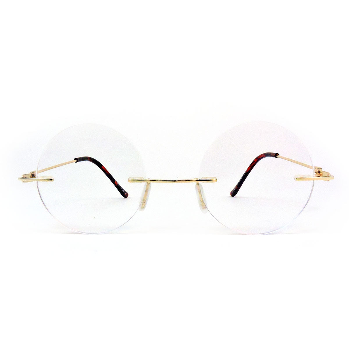 Lennon Style Small Size Rimless Round Reading Glasses Readers