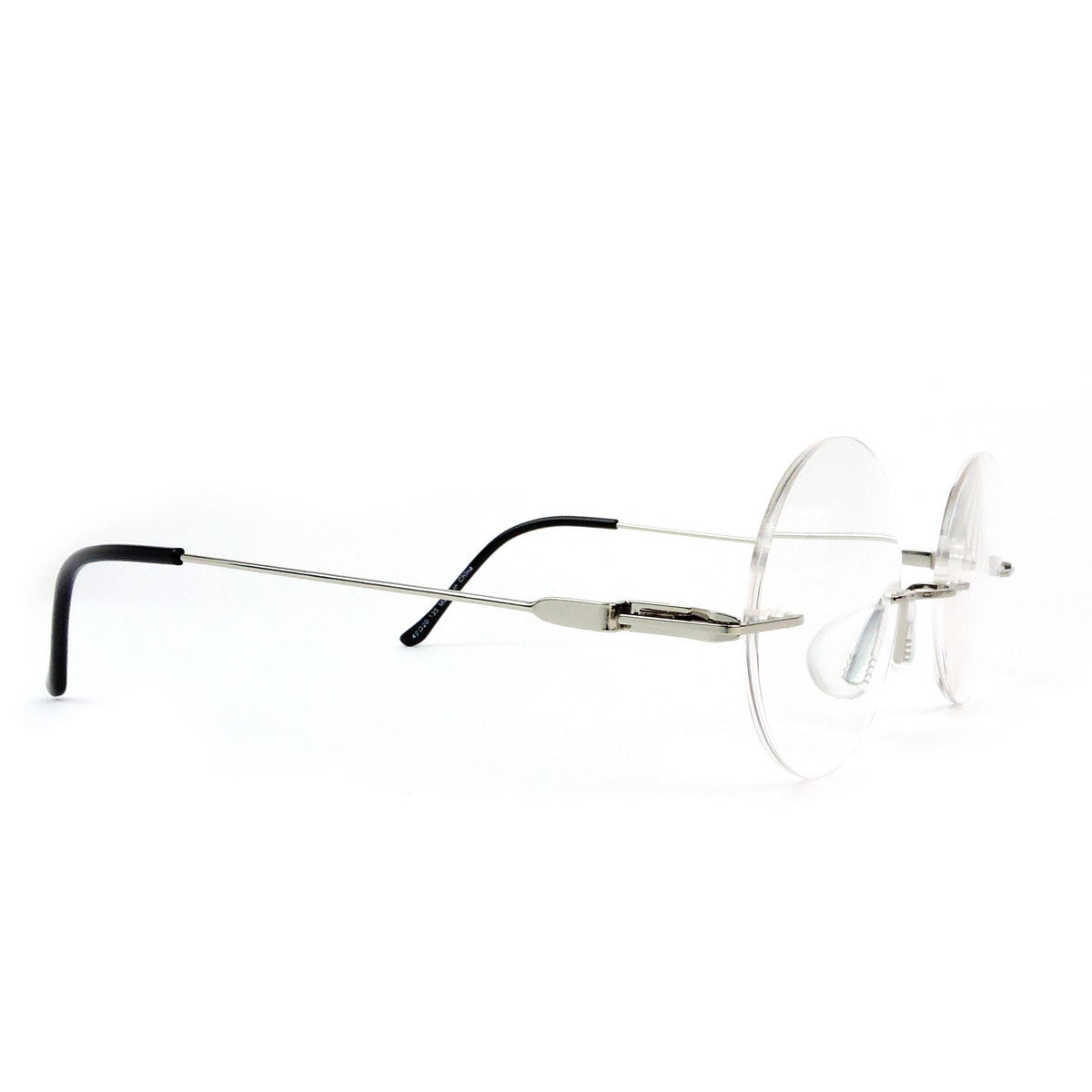 Lennon Style Small Size Rimless Round Reading Glasses Readers