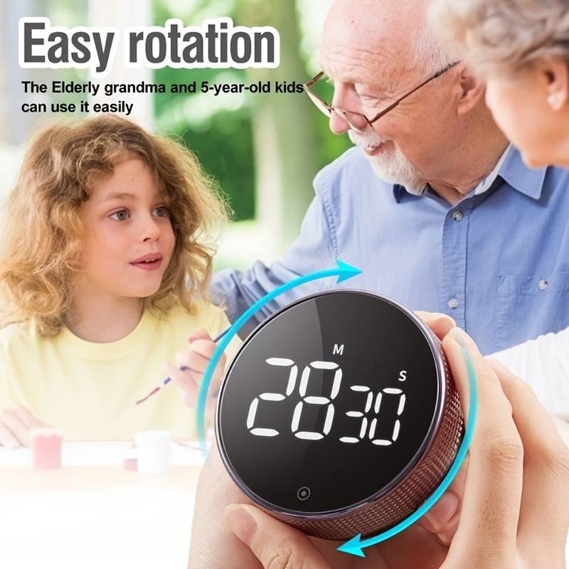 Digital Magnetic Timer with Large Display, Countdown Count-up Clock, for Any Purpose