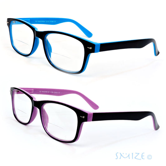 Bifocal Readers with Spring Temple Reading Glasses 150-350