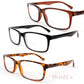 Bifocal Readers Classic Rectangle Frame Reading Glasses