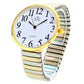 STC Super Large Face Easy to Read Stretch Band Watch NIB