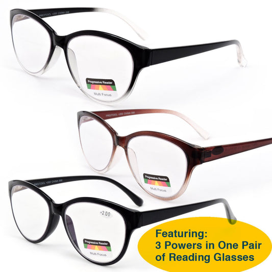 Reading Glasses TriFocal Lenses Progressive Readers