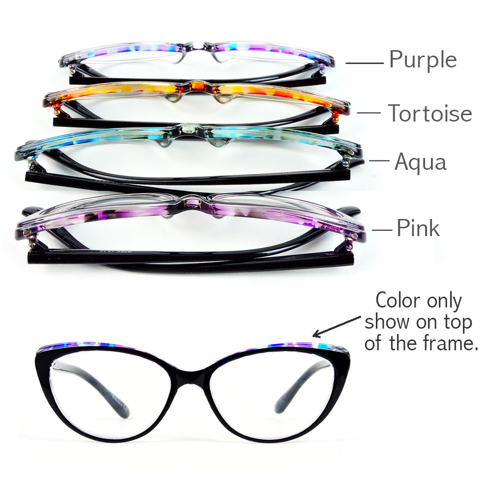 Cat Eye Frame Fashion Women's Reading Glasses