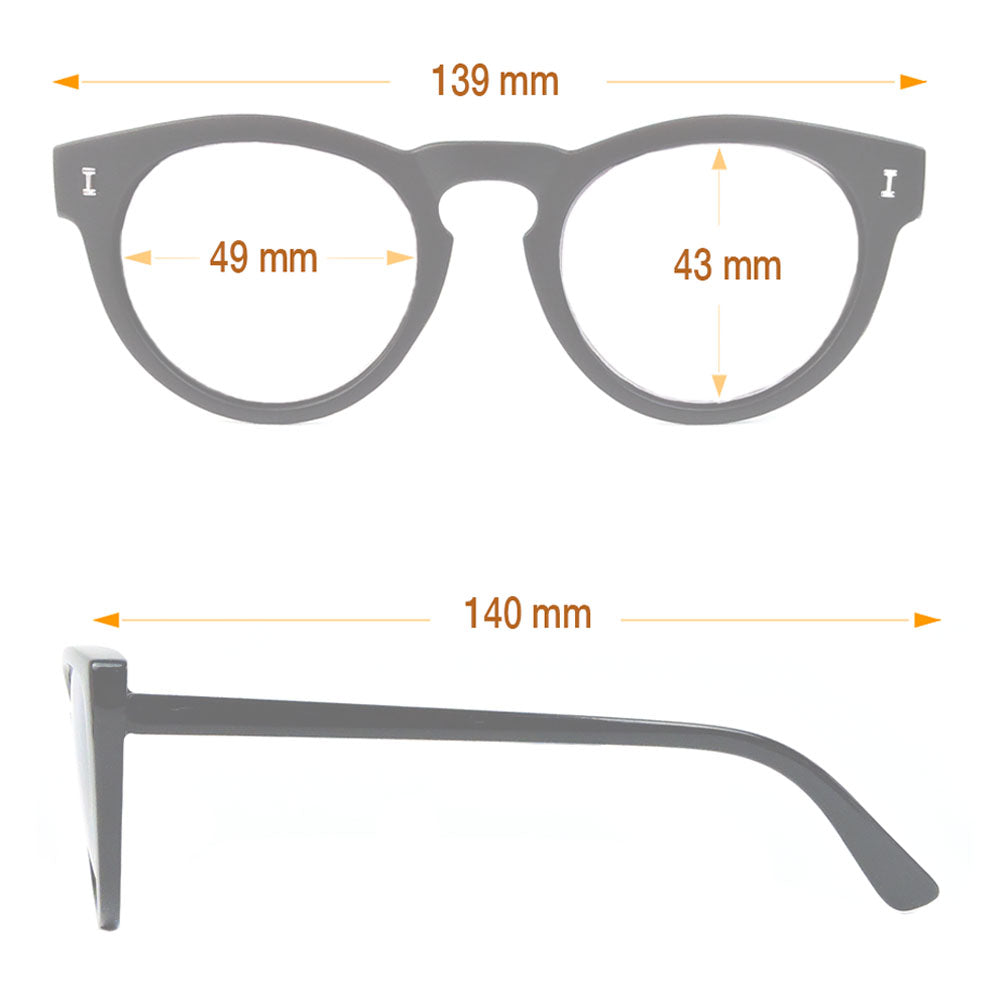 Classic Round Frame Sun Readers Retro Style Unisex Reading Sunglasses