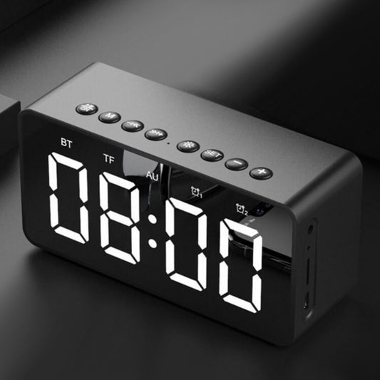 Alarm Clock, Radio, Bluetooth Wireless Speaker, Portable - Nightstand Large Display Clock