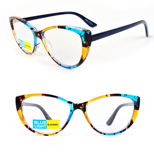 Cat Eye Computer Glasses Blue Light Blocking Glasses - Reading Glasses