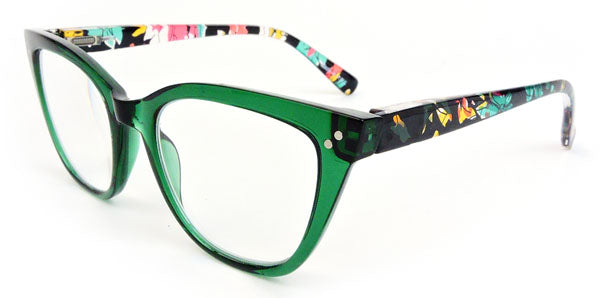 Oversized Cat Eye Frame Spring Hinges Women's Reading Glasses