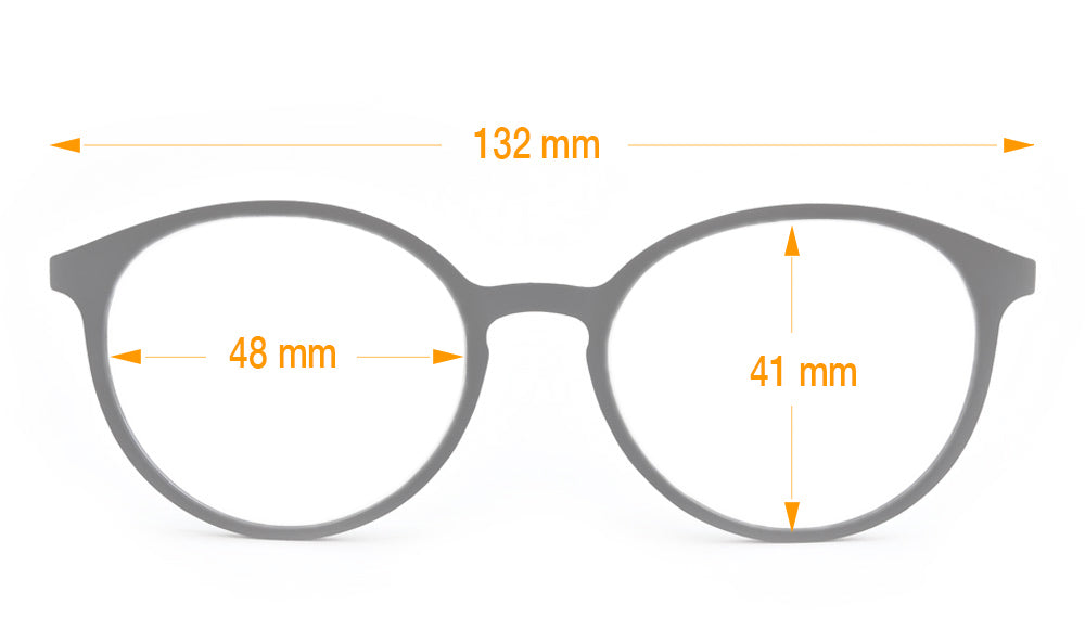 Matte Finish Classic Round Frame Geek Retro Style Light Weight Spring Hinges Reading Glasses
