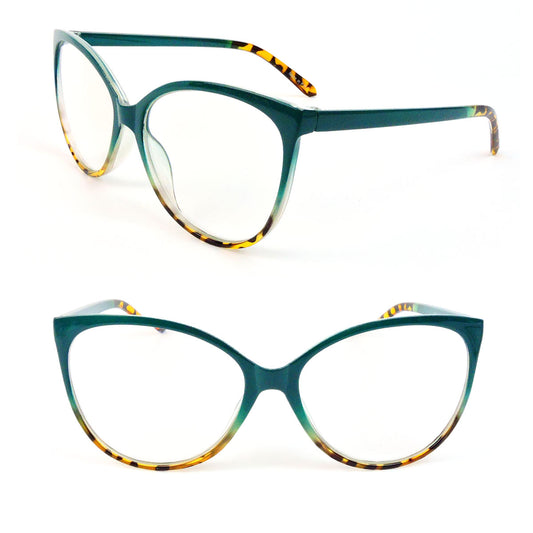 Cat Eye Oversized Frame Women's Reading Glasses