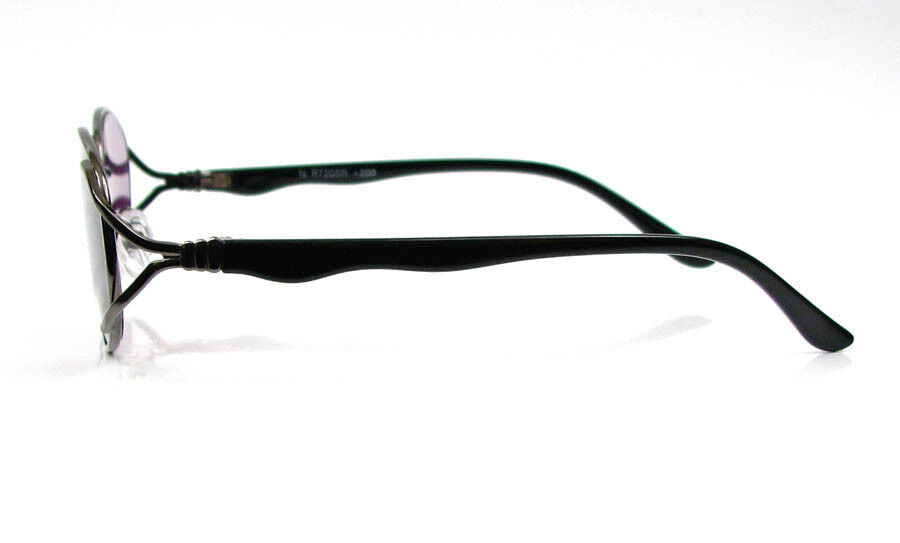 Sun Readers Metal Rim Single Vision Oval Reading Sunglasses