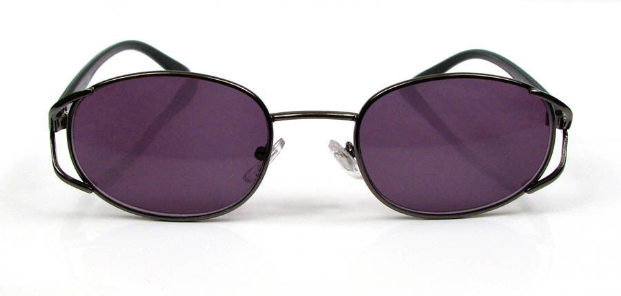 Sun Readers Metal Rim Single Vision Oval Reading Sunglasses