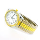 CLEARANCE SALE - Two-Tone Large Face Stretch Band Watch