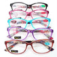 Classic Frame Reading Glasses Colorful Arms Retro Vintage Style