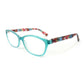 Classic Frame Reading Glasses Colorful Arms Retro Vintage Style