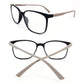 Bifocal Readers with Spring Temple Matte Finish Reading Glasses