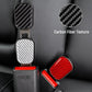 Carbon Fiber Seat Belt Buckle Clip – Alarm Silencer, Adjuster & Extender (2-Pack)