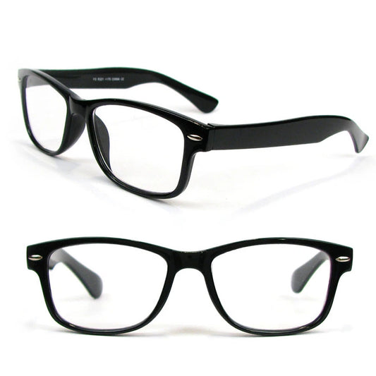 Classic Medium Frame Reading Glasses Nerd Geek Retro Vintage Style Reders