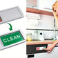 Clean Dirty Dishwasher Sign - Sleek Design - Kitchen Gadgets - Heavy Duty Magnet with Optional Stickers
