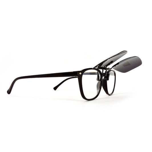 Clip-on Flip Up Polarized Sunglasses, Clip onto Over Eyeglasses