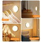 Intelligent Human Body Induction LED Night Light Bedside Lamp with Switch, With Switch, Human Sensor