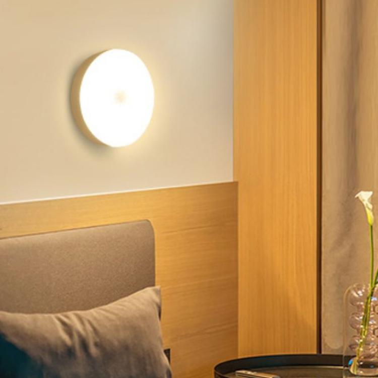 Intelligent Human Body Induction LED Night Light Bedside Lamp with Switch, With Switch, Human Sensor