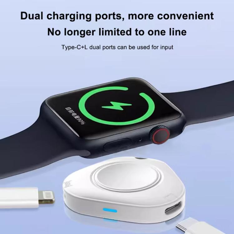 Magnetic Wireless Charger for Apple Watch USB-C, Portable Smart Watch Wireless Charger