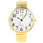 STC Super Large Face Stretch Band Watch for Seniors – Easy Read Dial