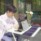 14W 5V 2.4A Portable Foldable Solar Charger Outdoor Travel Rechargeable Folding Bag with 4 Solar Panels & USB Port