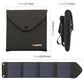 14W 5V 2.4A Portable Foldable Solar Charger Outdoor Travel Rechargeable Folding Bag with 4 Solar Panels & USB Port