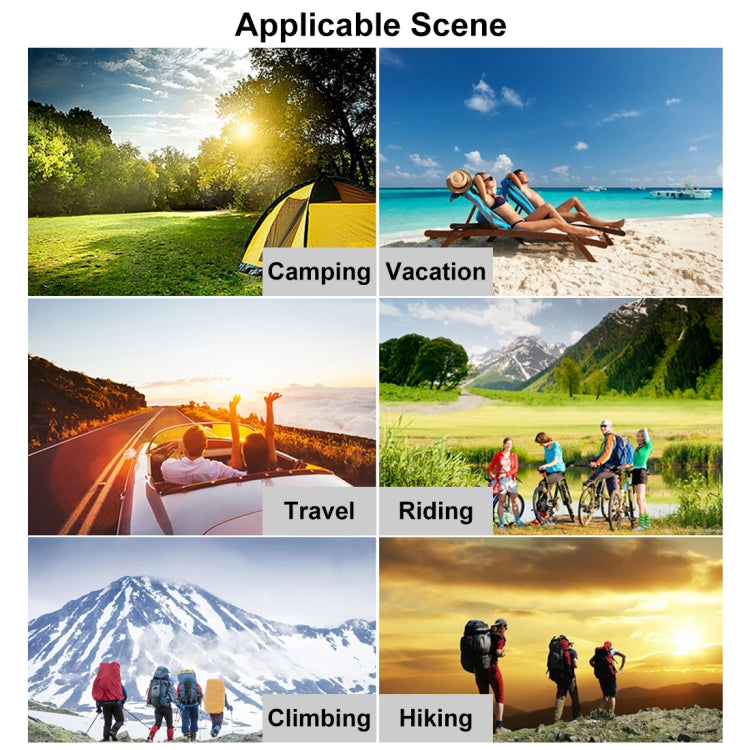 14W 5V 2.4A Portable Foldable Solar Charger Outdoor Travel Rechargeable Folding Bag with 4 Solar Panels & USB Port