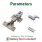 10 PCS 0.3W Universal Inner Hinge LED Sensor lamp Cupboard 3 LEDs Night light Auto ON/OFF Bulb, 10 PCS White Light, 10 PCS Warm White