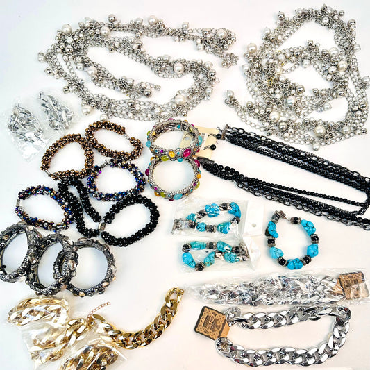 LOT of Bracelets and Necklaces New Never Used - Clearance Sale - 25 Pieces