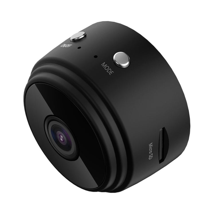 WiFi Wireless 1080P Network security Camera Wide-angle Recorder (Black)