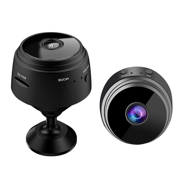 WiFi Wireless 1080P Network security Camera Wide-angle Recorder (Black)