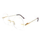 Lennon Style Rimless Round Reading Glasses Iconic Readers