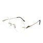 Lennon Style Rimless Round Reading Glasses Iconic Readers