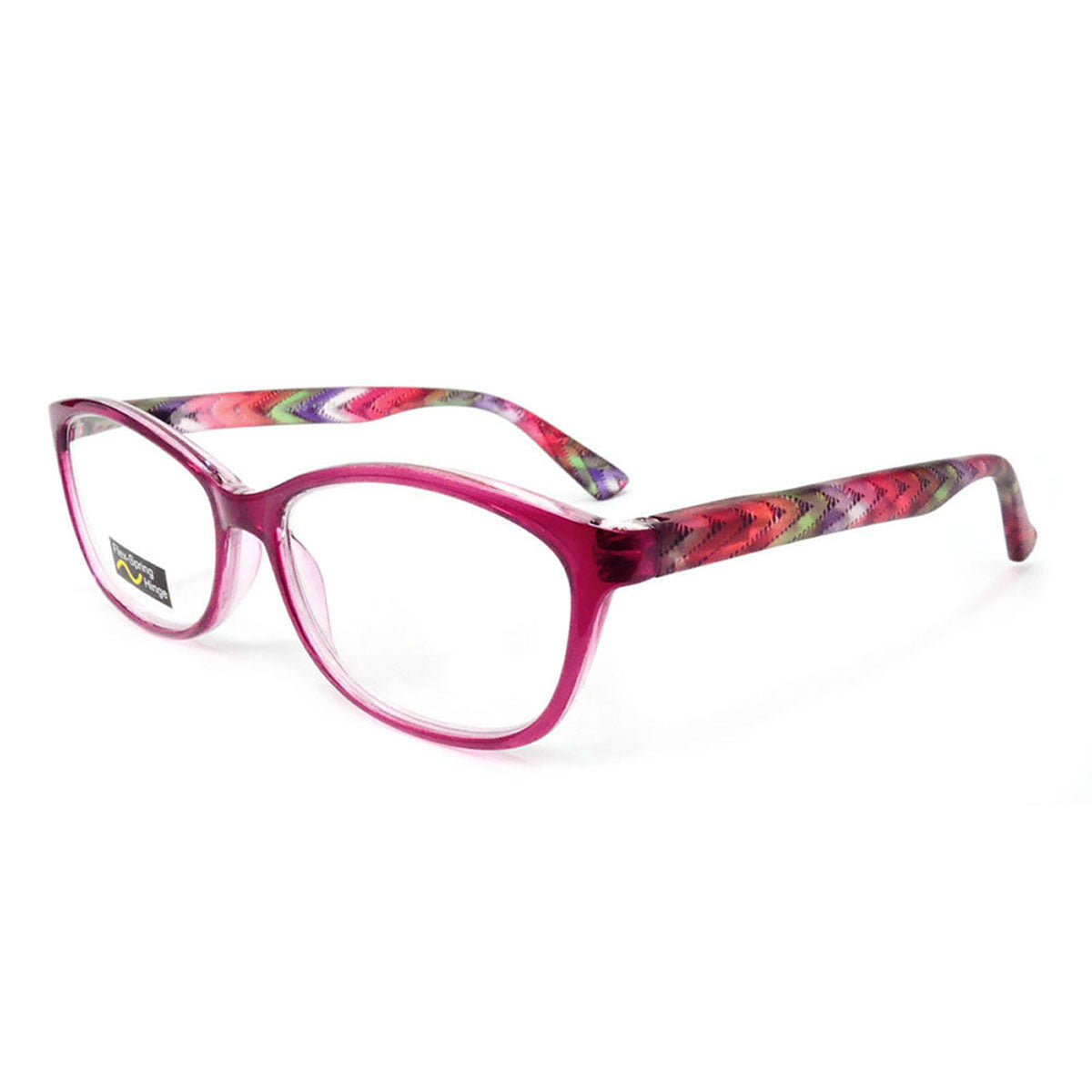 Classic Frame Reading Glasses Colorful Arms Retro Vintage Style