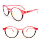 Clear Lenses Computer Glasses, Blue Light Blocking, Red Tortoise Fashion Glasses