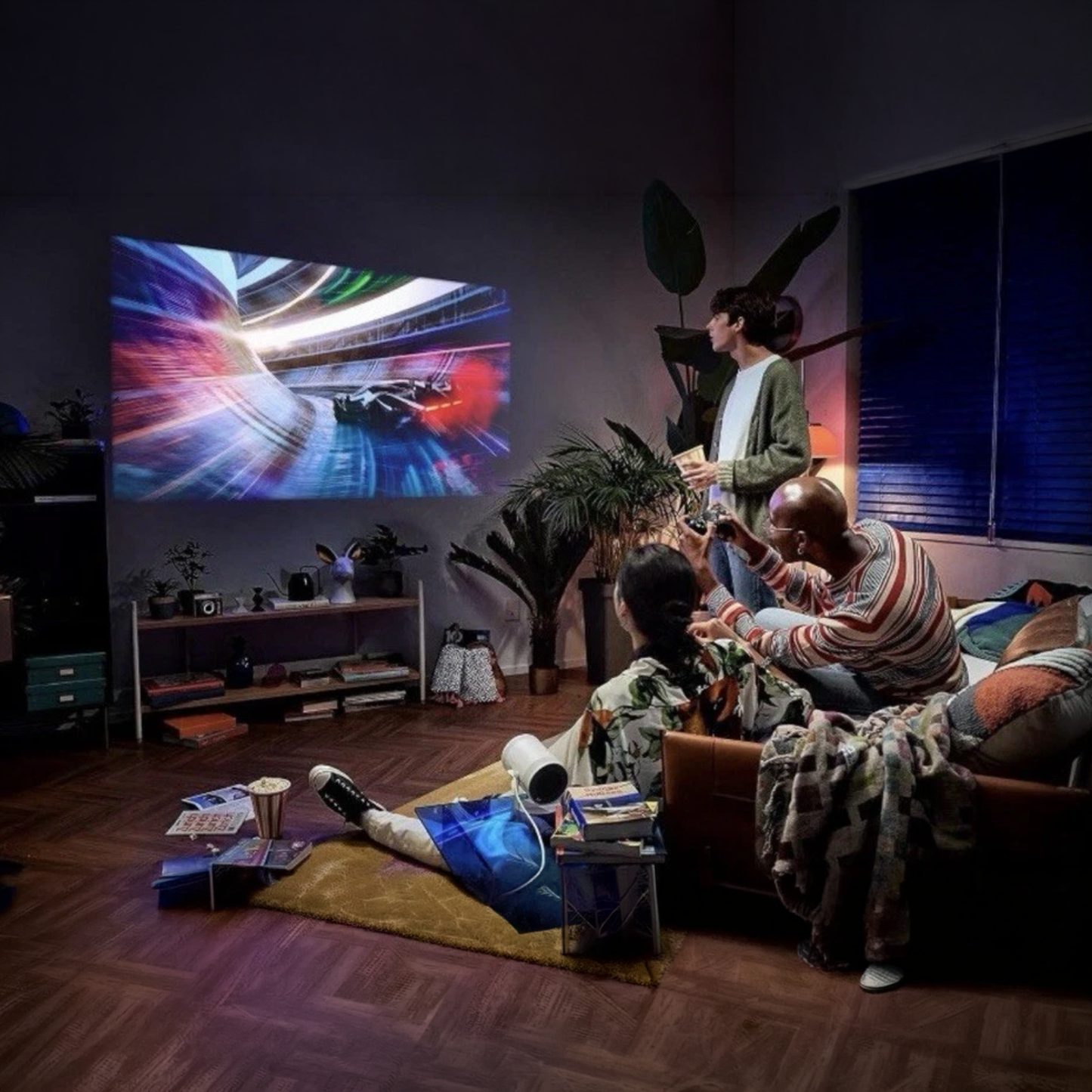 SAMSUNG The Freestyle FHD HDR Smart Portable Projector – 30"–100" – Tested & Updated