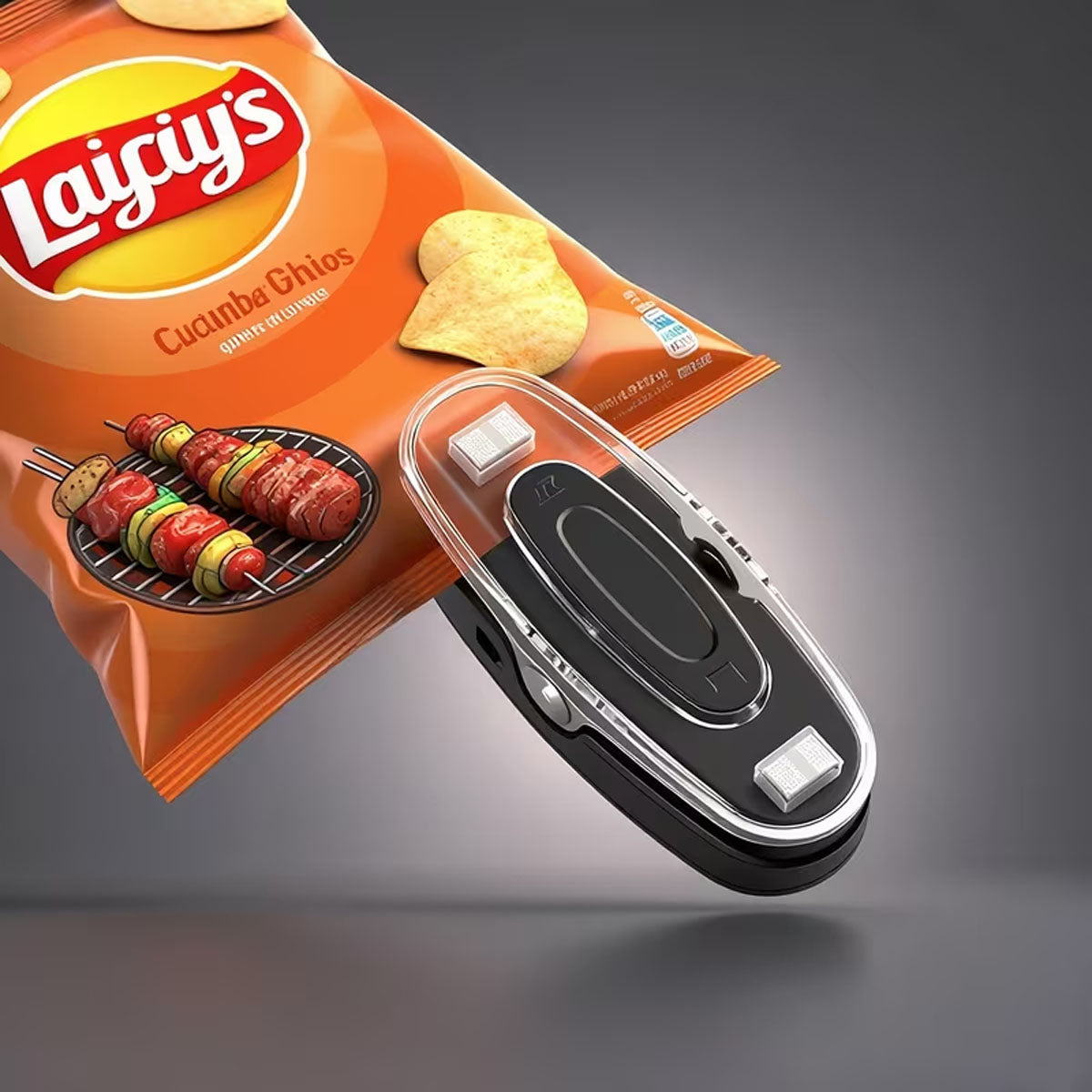 2-in-1 USB Rechargeable Heat Sealer with Built-In Cutter, Bag Closer Keep Snacks Fresh to Carry & Store