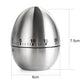 Mechanical Egg Kitchen Cooking Timer Alarm 60 Minutes Stainless Steel  Kitchen Tools, Egg Timer