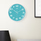 12 Inch Living Room Simple Wall Clock, Silent Movement, with Clear & Large Numerals