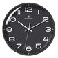 12 Inch Living Room Simple Wall Clock, Silent Movement, with Clear & Large Numerals