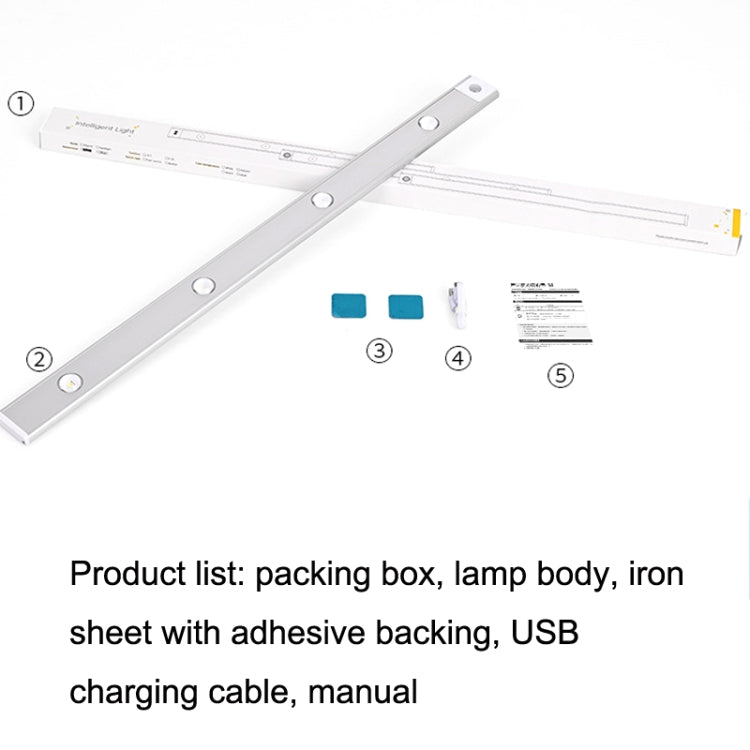 Ultra-thin Smart LED Human Body Sensor Light Bar, Length:, 20cm, 30cm, 40cm