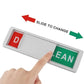 Dishwasher Magnet Clean/Dirty Sign 2 Double-Sided Dishwasher Magnet Cover, Black, Silver