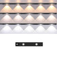 Rechargeable Motion Sensor Light Bar Cabinet Wardrobe Lamp With Remote Control, 20cm, 30cm, 40cm, 60cm, 80cm